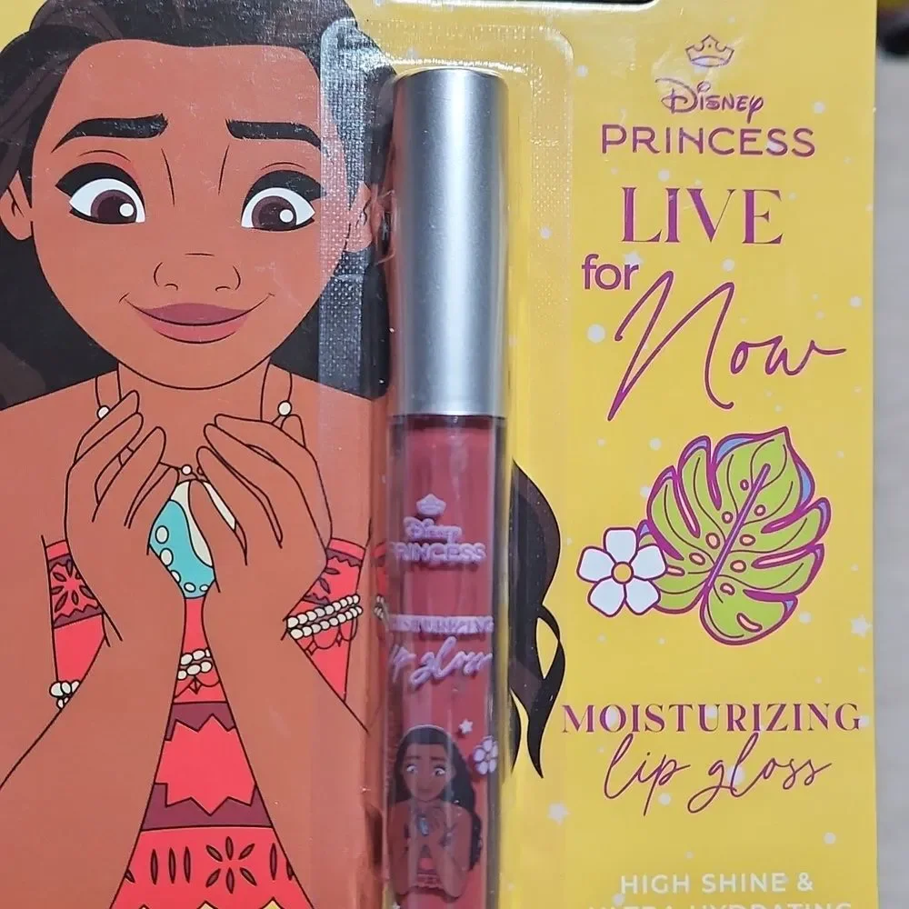 Disney 🎁 Princess Shimmer and Moisturizing Lip Gloss Set - Pink